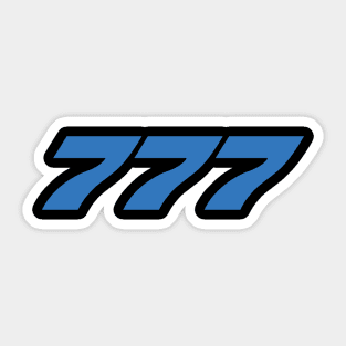 Boeing 777 Triple Seven Sticker